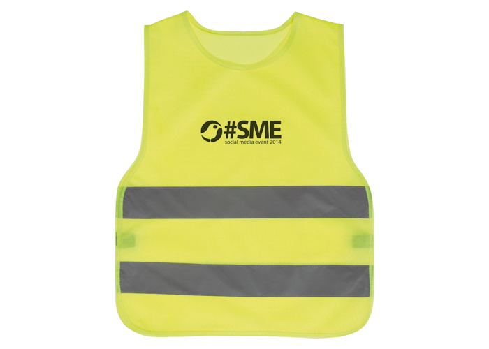 Gilet de sécurité enfant jaune