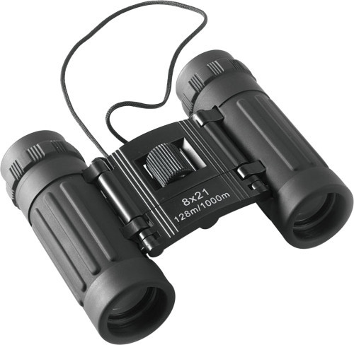 Binoculars | K2 | Magnification 8 x 21 | Black nylon pouch | black