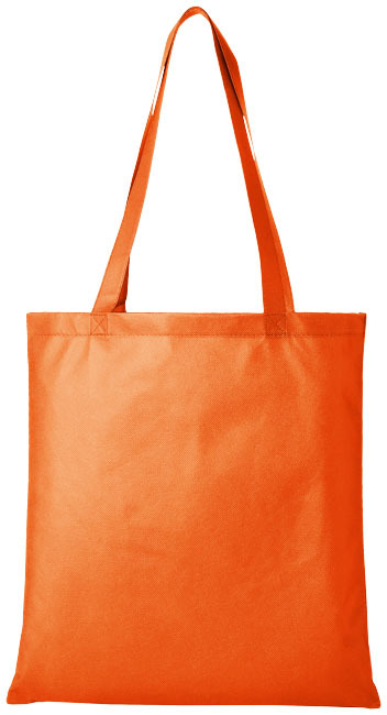 Beurs tote bag | Non-woven 80 g/m²  | 38x40cm | Goedkoop | oranje
