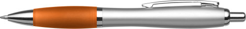 Ballpoint pen | ABS plastic | Coloured rubber grip | black