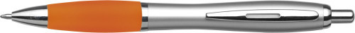 Ballpoint pen | ABS plastic | Coloured rubber grip | black