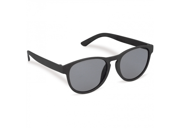 Earth Sonnenbrille | Weizenstroh, PP & Polycarbonat | UV400 | Öko | Schwarz