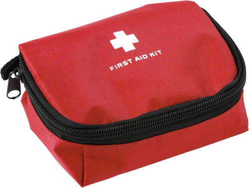 Eerste hulp koffer | Nylon zakje | Veel verband | rood Eerste hulp koffer | Nylon zakje | Veel verband | rood