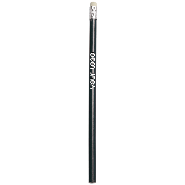 Eco pencil | Wood | Incl. eraser | black