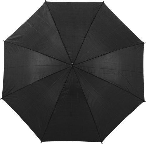 Großer Schirm | 104 cm | Automatische Öffnung | Metallgestell | 170T Polyester | Schwarz