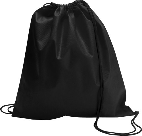 Backpack | Nonwoven | Drawstring | black