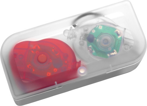 Bicycle lights | ABS | Incl. batteries | custom;multicolour