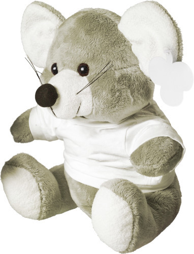 Knuffel muis | Polyester | Met een label | Neutraal Knuffel muis | Polyester | Met een label | Neutraal