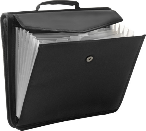 A4 Conference folder | Polyester | Incl. multiple pockets and pen loops | black A4 Conference folder | Polyester | Incl. multiple pockets and pen loops | black