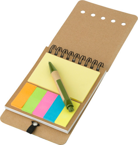 Drahtgebundenes Notizbuch | 60 linierte Blätter | 150 Post-its | Hellgrün Drahtgebundenes Notizbuch | 60 linierte Blätter | 150 Post-its | Hellgrün