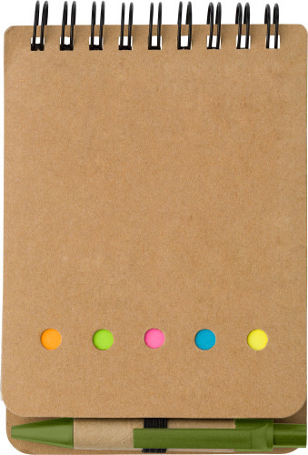 Drahtgebundenes Notizbuch | 60 linierte Blätter | 150 Post-its | Hellgrün Drahtgebundenes Notizbuch | 60 linierte Blätter | 150 Post-its | Hellgrün