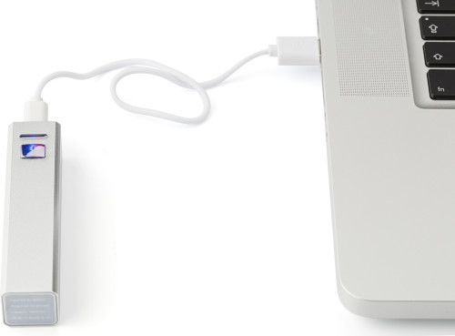 Powerbank | Aluminium | 2600 mAh | zwart