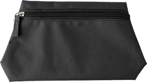 Kosmetiktasche | Polyester | 22.5 x 6 x 14 cm | Verschiedene Farben | Schwarz