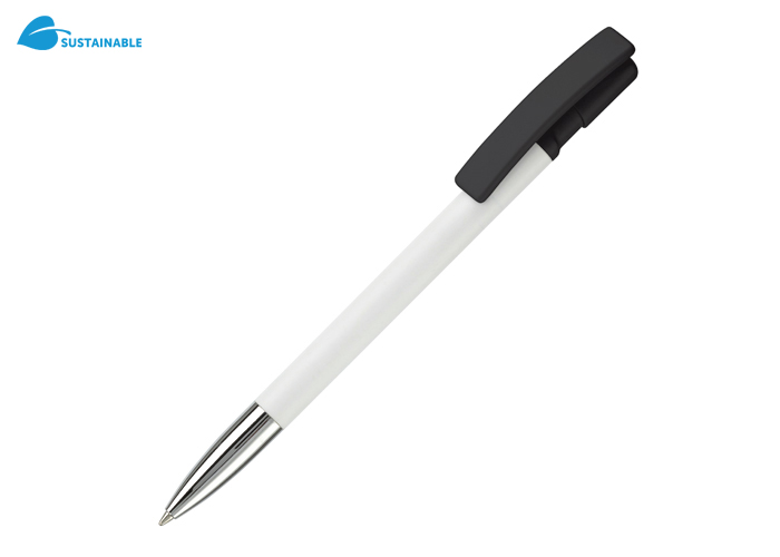 Ballpen metal tip hard color | Nash | Blue ink | White ; Black