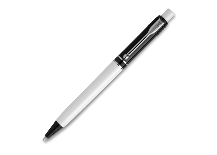 Balpen | ABS & Metal | Hardcolour | Zwart ; Wit Balpen | ABS & Metal | Hardcolour | Zwart ; Wit