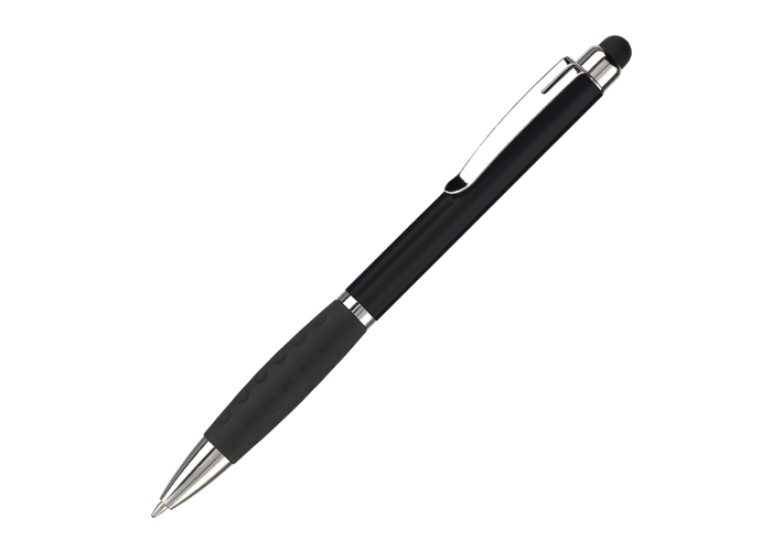 Stylo stylet | Plastique ABS et métal | Grip caoutchouc | Noir Stylo stylet | Plastique ABS et métal | Grip caoutchouc | Noir