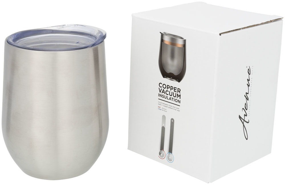 Thermo cup | Copper & Stainless Steel | 350ml | 6h hot - 24h cold | silver Thermo cup | Copper & Stainless Steel | 350ml | 6h hot - 24h cold | silver
