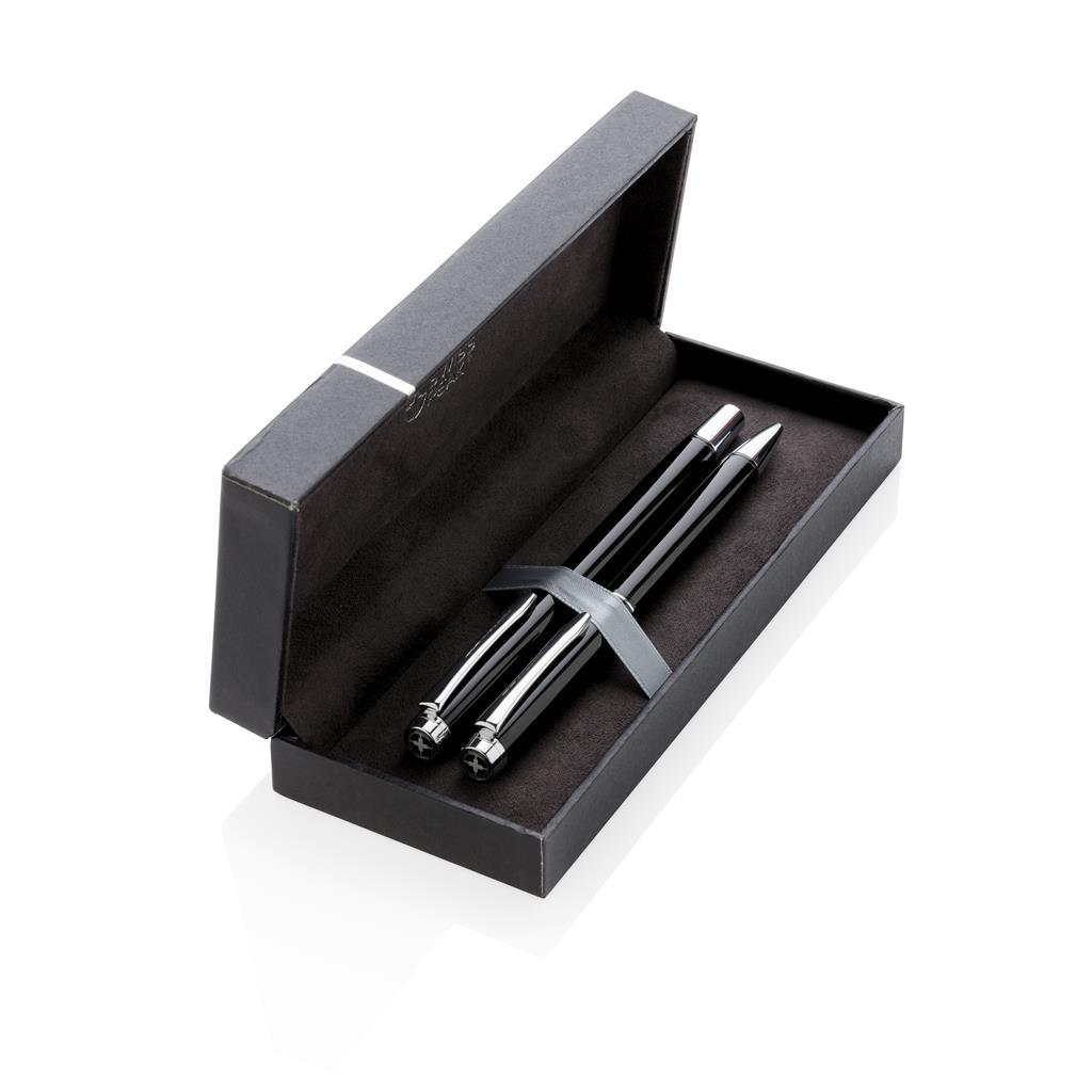 Heritage pennen set | Swiss Peak | Blauwschrijvend | Zwart (Black;428)