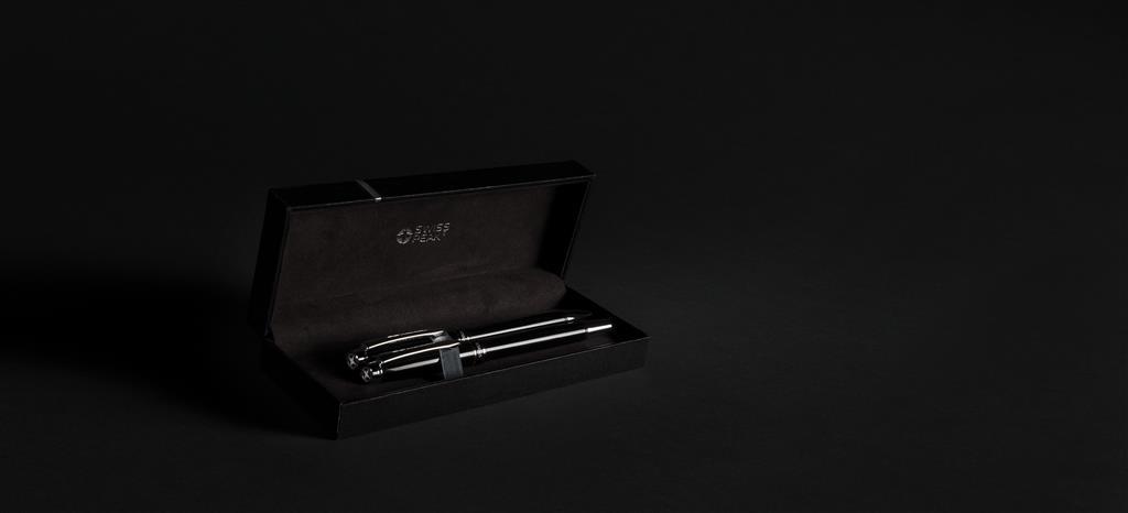 Heritage pennen set | Swiss Peak | Blauwschrijvend | Zwart (Black;428)
