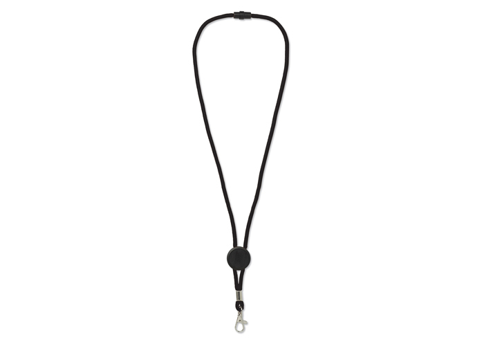 Lanyard | Polyester | Plastic safety connection | Black Lanyard | Polyester | Plastic safety connection | Black