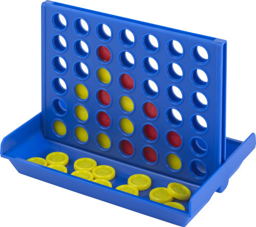 Vier op een rij spel | Plastic | Opvouwbaar | blauw Vier op een rij spel | Plastic | Opvouwbaar | blauw