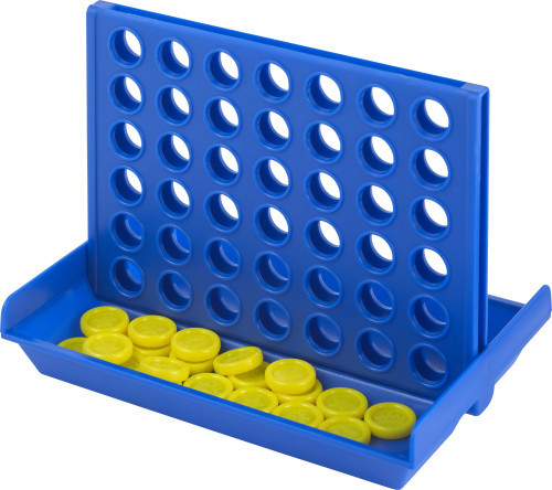 Vier op een rij spel | Plastic | Opvouwbaar | blauw Vier op een rij spel | Plastic | Opvouwbaar | blauw