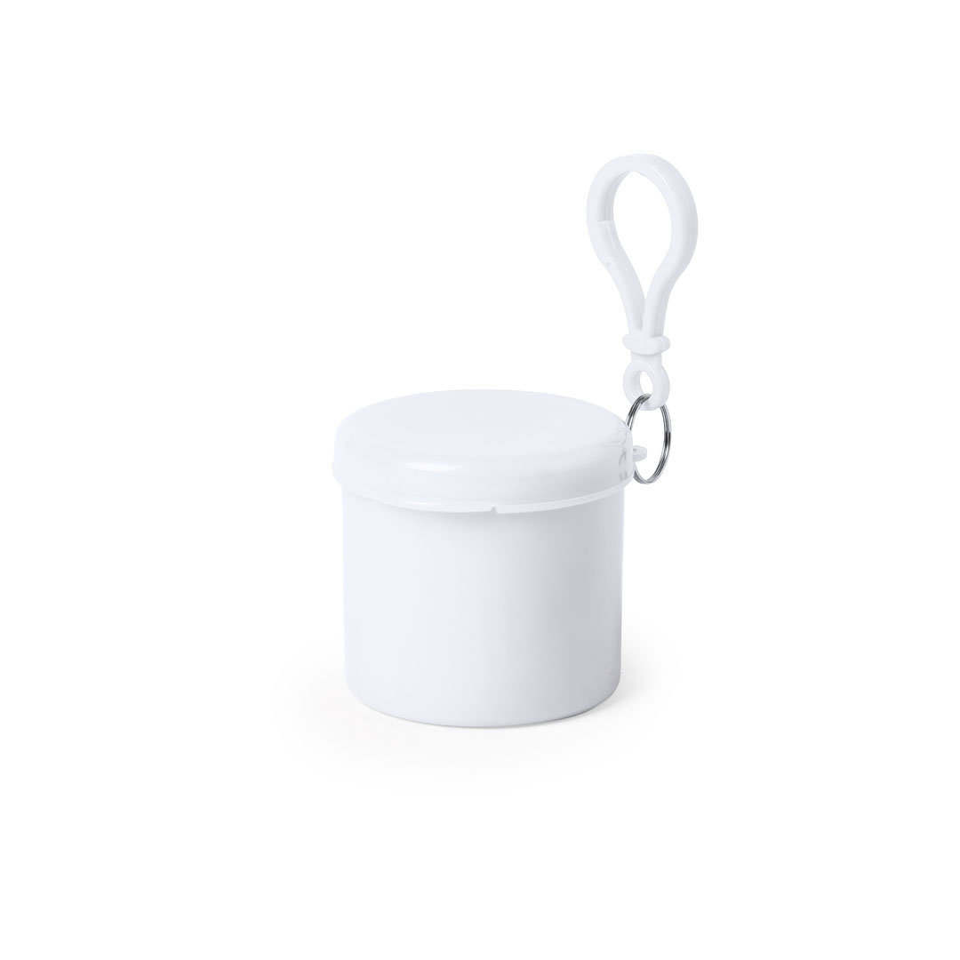 Raincoat | Plastic | One size | Including box with carabiner | White Raincoat | Plastic | One size | Including box with carabiner | White