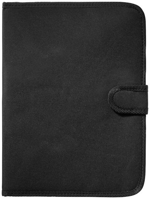 A4 Portfolio | Polyester | Klettverschluss | 20-seitiger liniertes Notizblock | schwarz A4 Portfolio | Polyester | Klettverschluss | 20-seitiger liniertes Notizblock | schwarz
