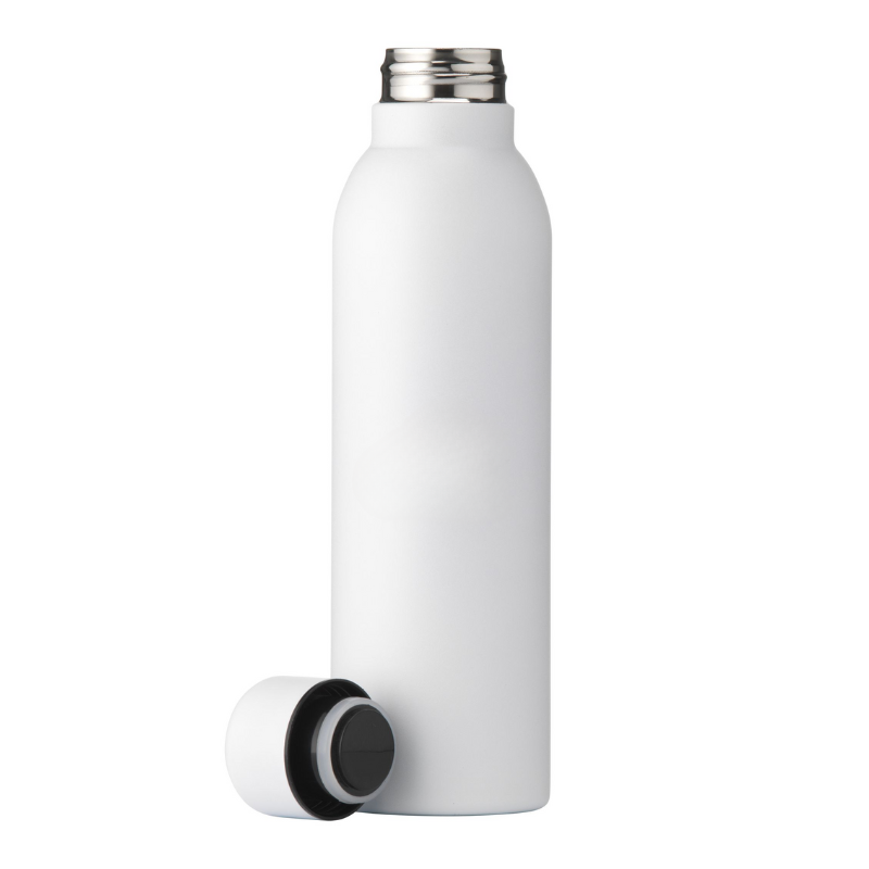 Thermos bottle | Recycled steel | 470 ml | Sustainable | White Thermos bottle | Recycled steel | 470 ml | Sustainable | White