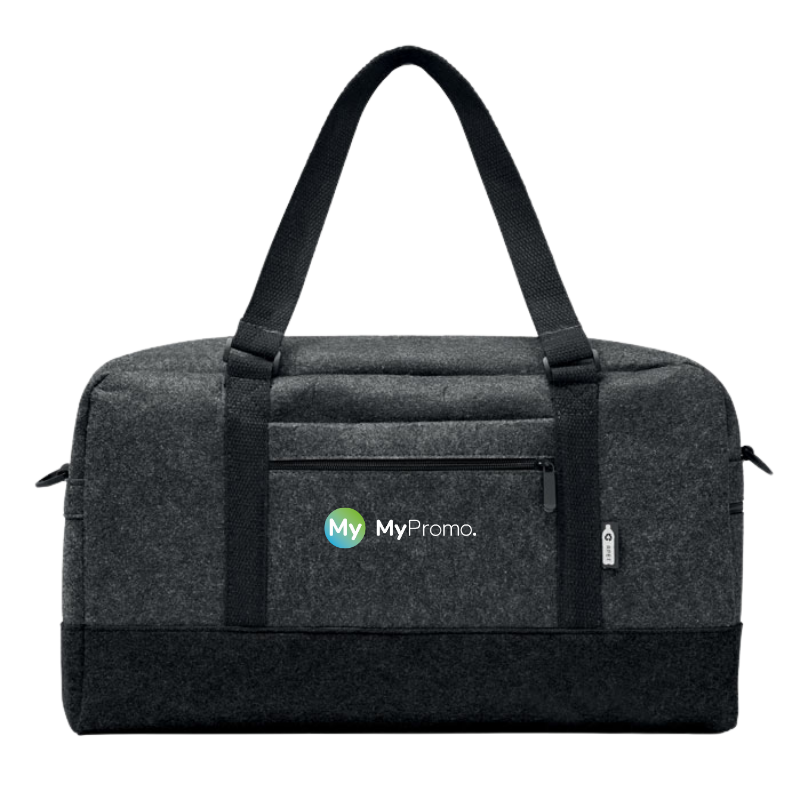 Wochenendtasche | rPET-Filz | 5L | Fronttasche mit Reißverschluss