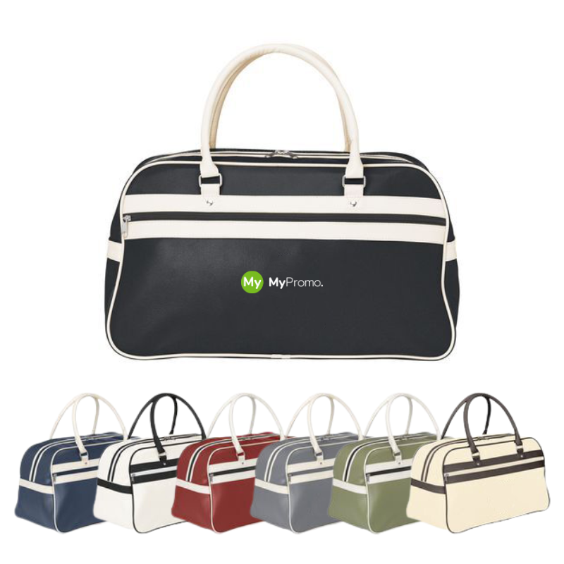 Sac de sport vintage | PVC & PU | 21,5L | Intérieur doublé & poches zippées | Durable Sac de sport vintage | PVC & PU | 21,5L | Intérieur doublé & poches zippées | Durable