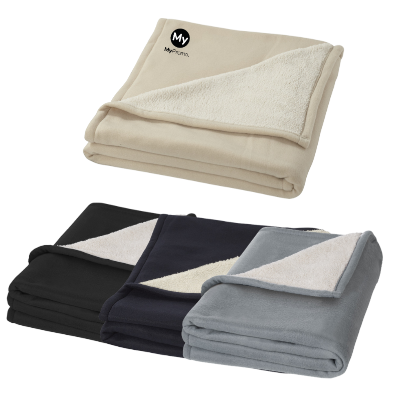 Couverture | Polaire sherpa douce | 150 x 125 cm | Chaleur rapide