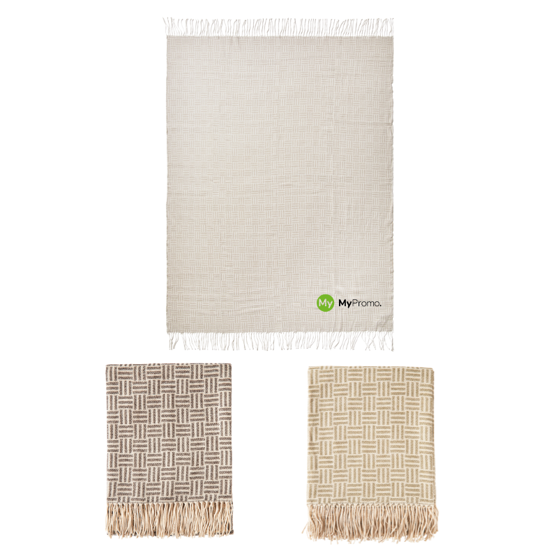 Gewebte Decke | Acryl | 130x170cm | Geometrischen Muster