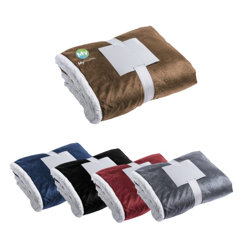 Deken | Koraal fleece 380g/m² | 125x160cm | Donkere kleuren