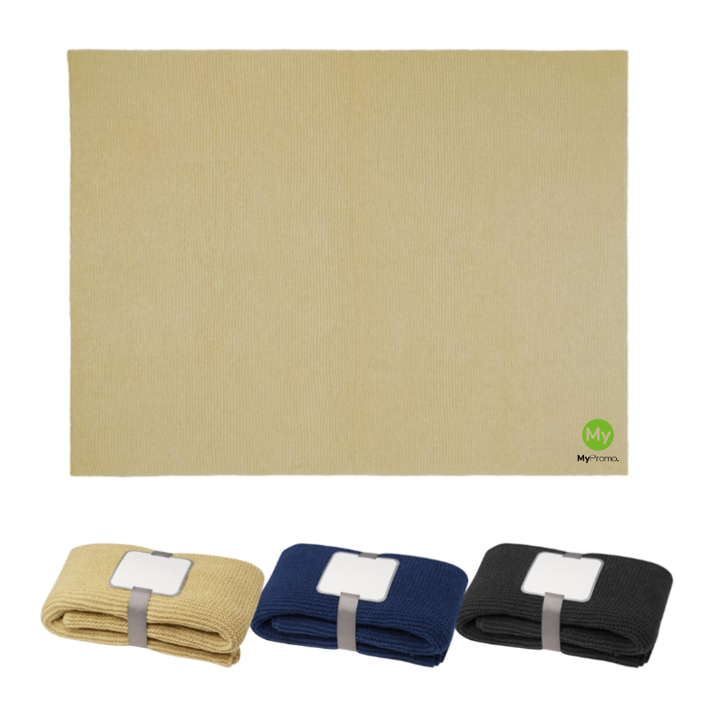 Couverture tricotée | Polyester | 150x120cm | Durable