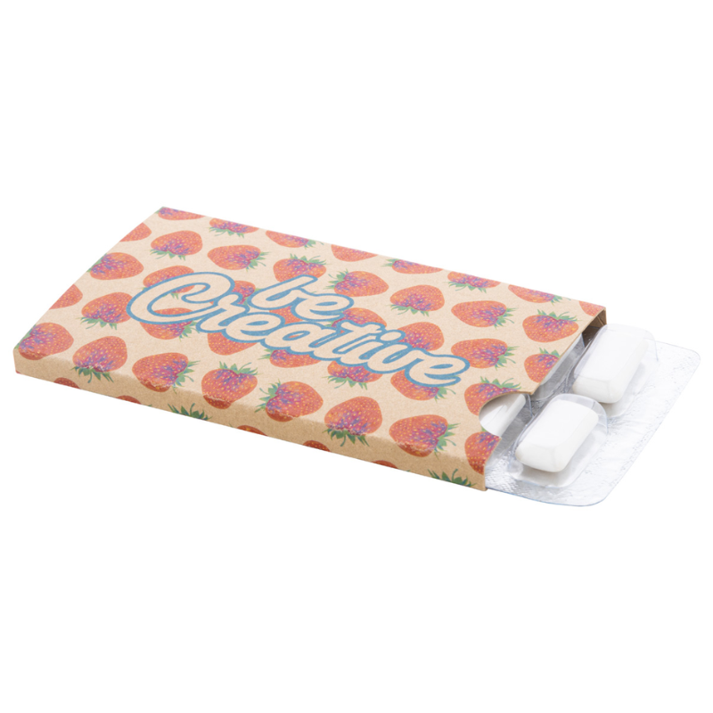 Chewing gum | Kraft paper | 12 pcs | Sugar-free | Full-colour print