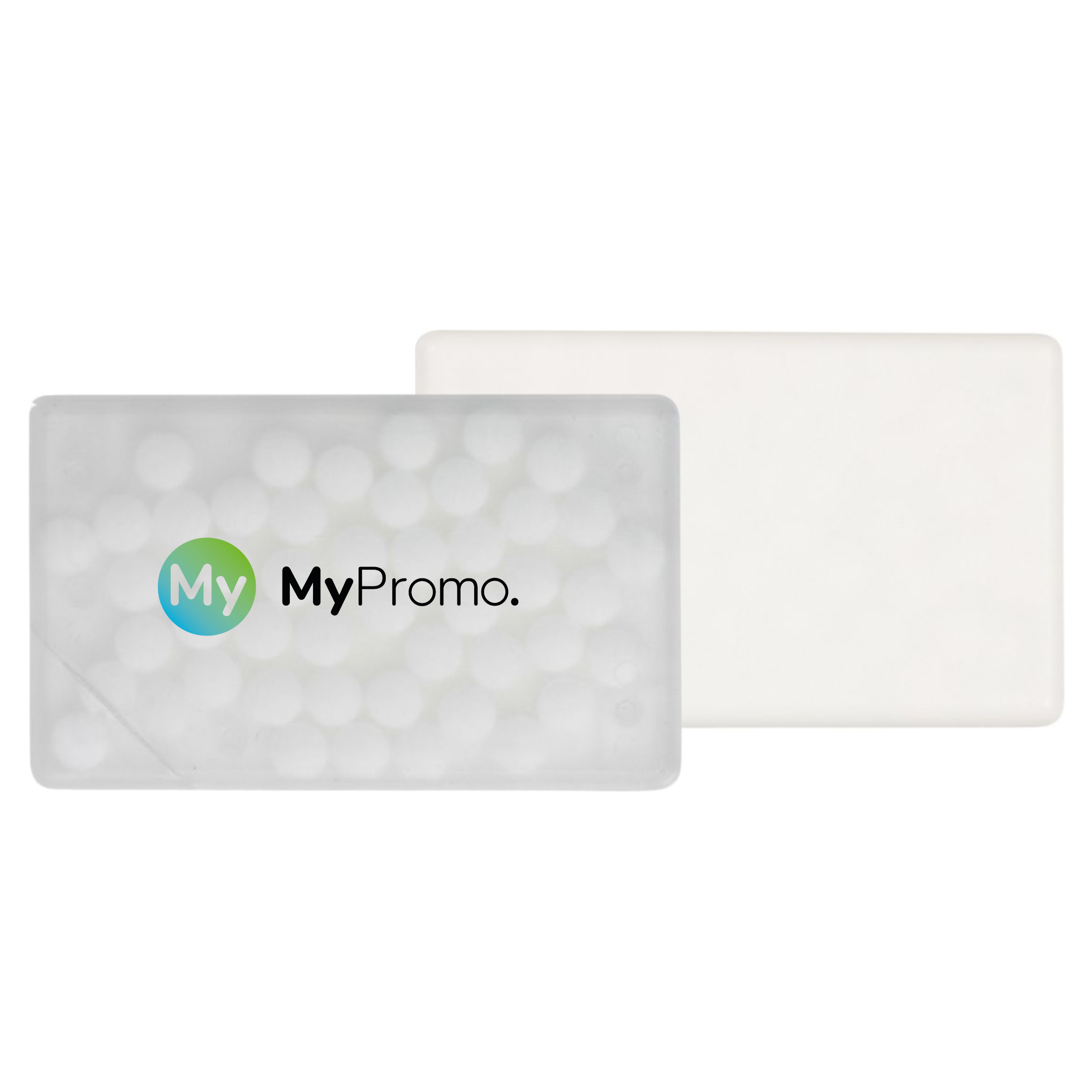 Rechteckige Minzbonbons-Karte | Plastik | 12 gr