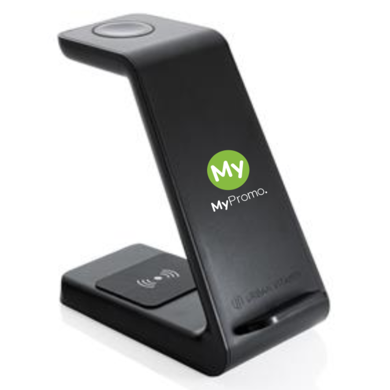 3-in-1 charger | RCS | Phone stand | 15W, 5W, 3W | Incl 120cm charging cable