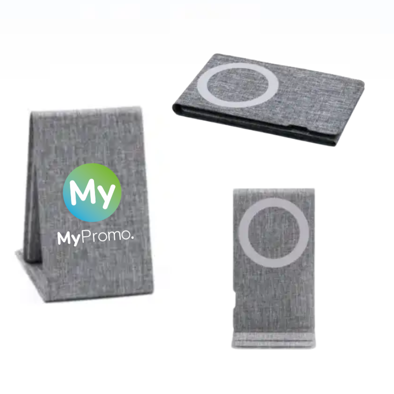 Support pour téléphone et tablette BrandCharger | rPET et carton | 12x7,5x12 cm | Durable Support pour téléphone et tablette BrandCharger | rPET et carton | 12x7,5x12 cm | Durable
