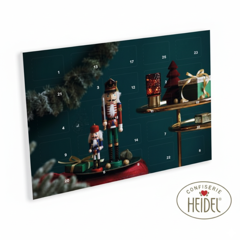 Adventskalender | 23 x 16 cm | Melkchocolade | Feestelijk