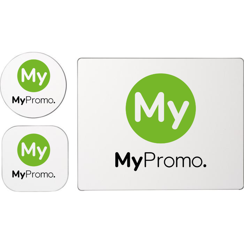 XXL-Mauspad & Untersetzer-Set | Recyclingpapier | 24x19cm | 3 Stück