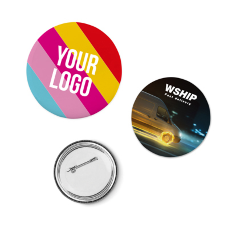 Speldbutton | Metaal | Rond | ⌀45mm | Full colour druk