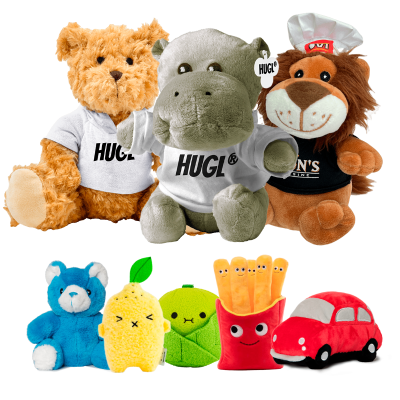 Peluche personalizzato | Pile in poliestere | 3 misure disponibili | Quantità minima: 250 pezzi