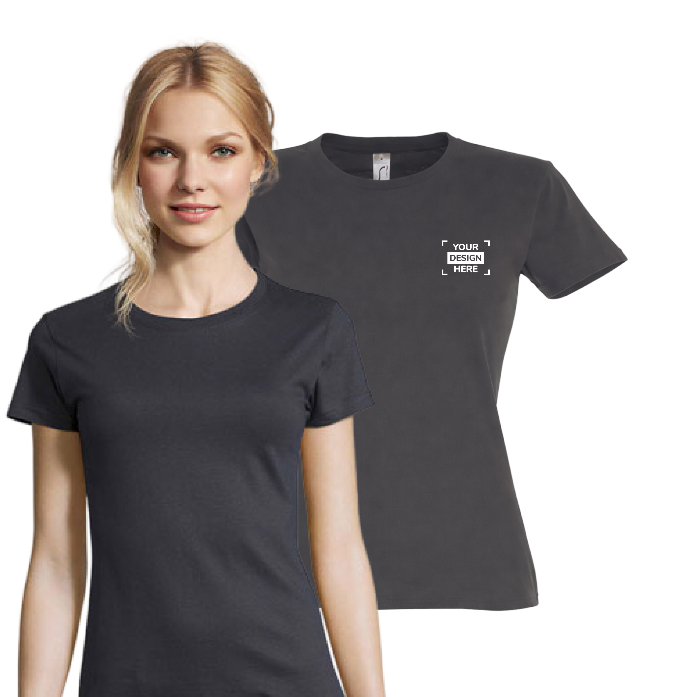 Camiseta SOL'S | Algodón 190 g/m² y Viscosa | Para mujeres | Alta calidad