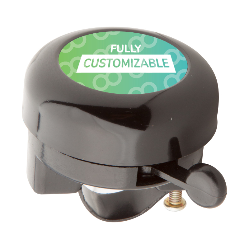 Sonnette de vélo | Aluminium | Avec plaque d'argent