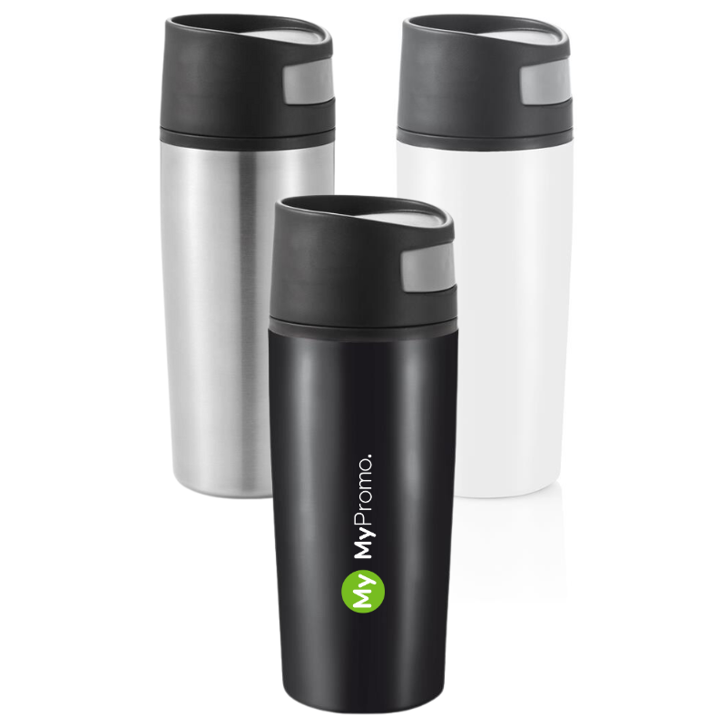 Thermosbeker | PP | 300ml | Bedien het met één hand