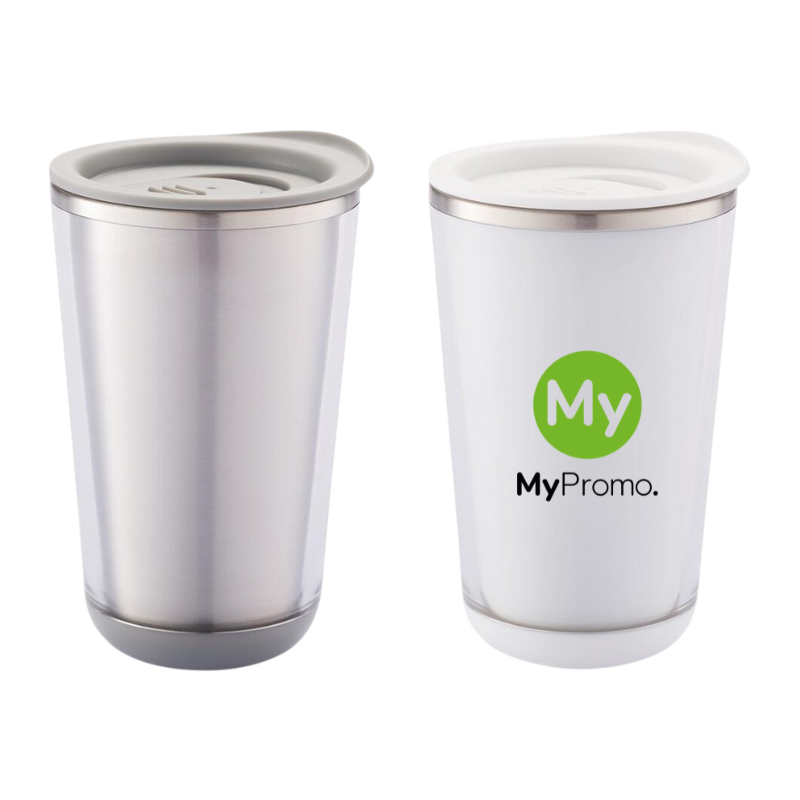 Thermosbeker schuifdeksel | RVS | 4u warm - 8u koud | 350 ml