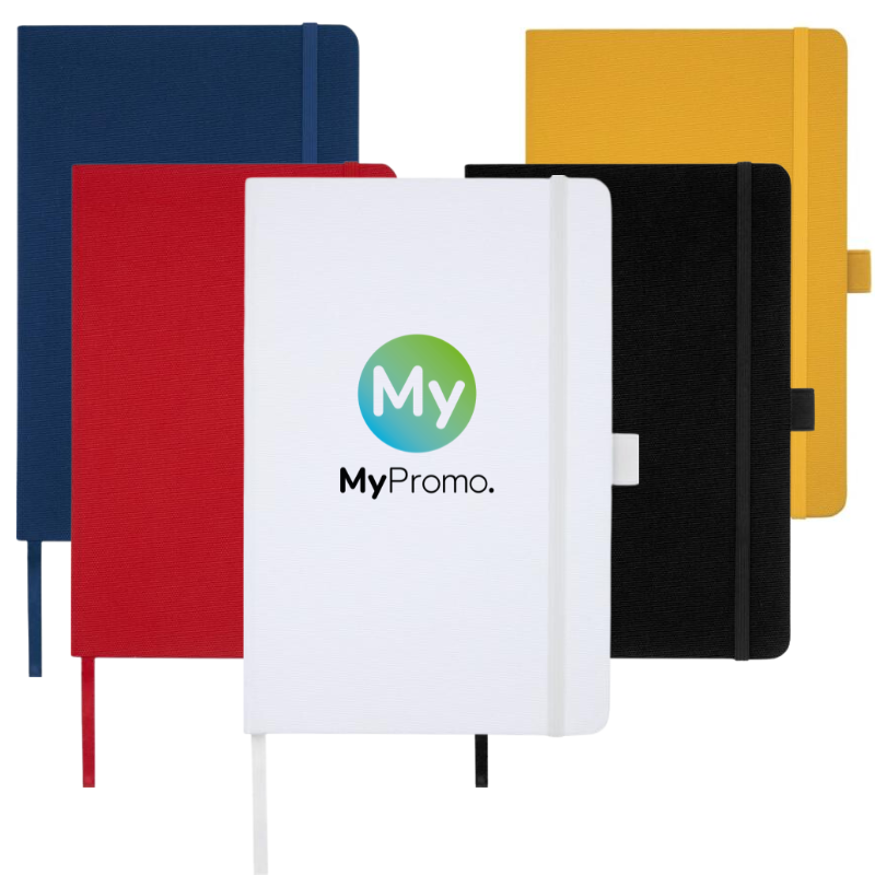 A5 Notizbuch | Recyclingpapier & rPET | 80 linierte Seiten | Nachhaltig