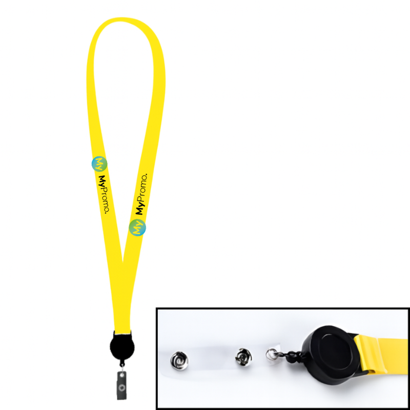 Neck lanyard | Polyester | 20 mm | Double-sided print | With hook Neck lanyard | Polyester | 20 mm | Double-sided print | With hook