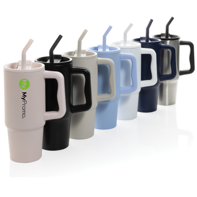 Thermosbecher | Edelstahl | 900ml | Strohhalm | Stanley Doppelgänger